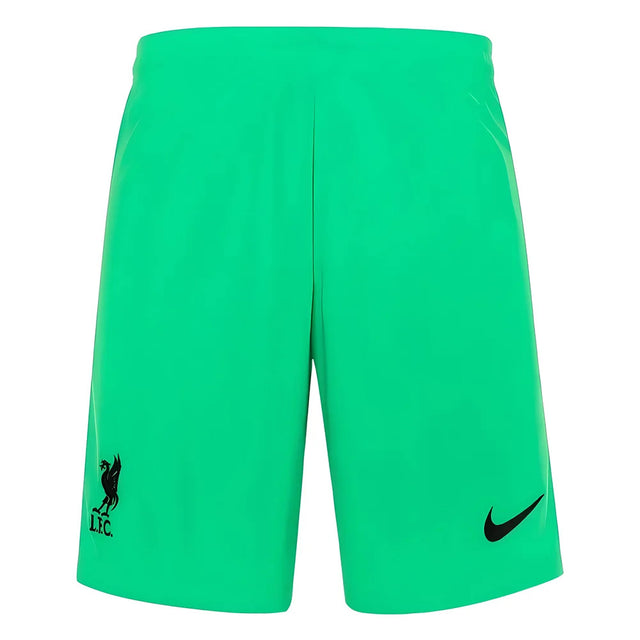 Liverpool 2021-2022 Home Goalkeeper Shorts (Green) - Kids_1