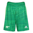 Arsenal 2021-2022 Home Goalkeeper Shorts (Solar Lime)_1