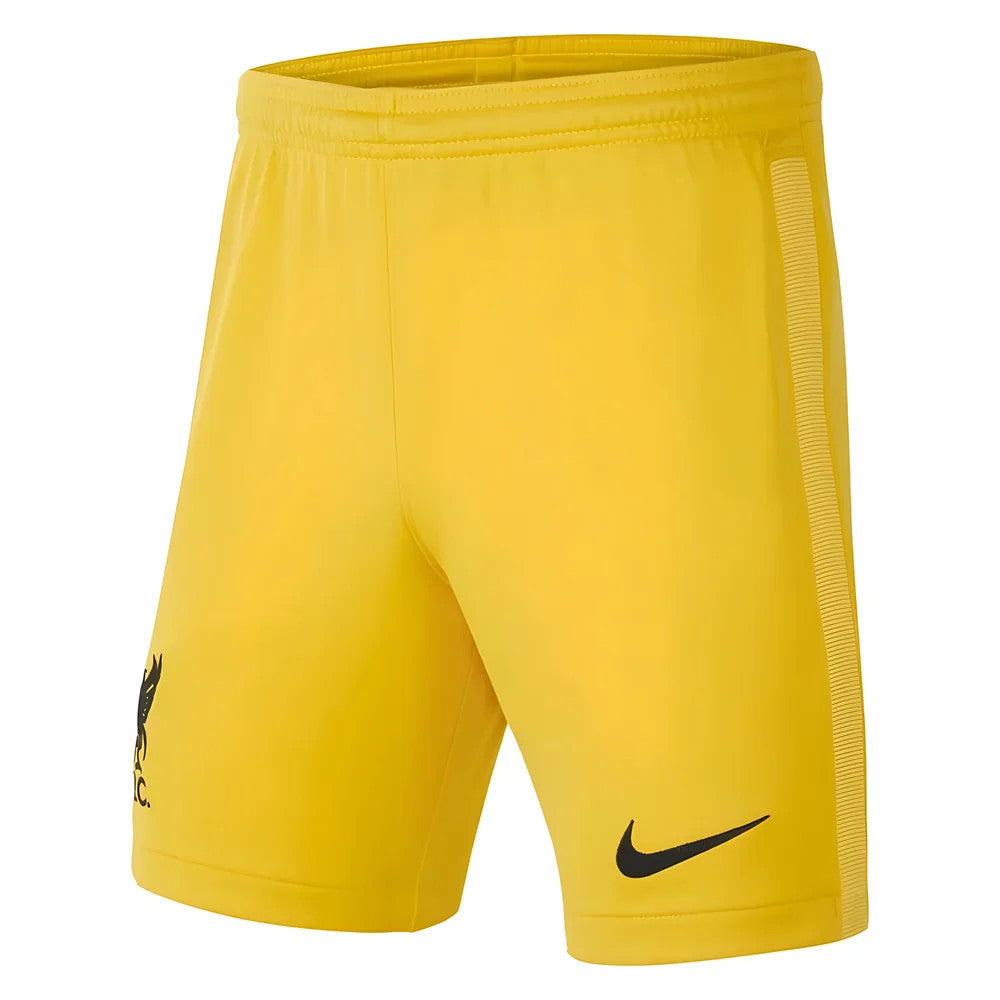 Liverpool 2021-2022 Home Goalkeeper Shorts (Gold) - Kids_1
