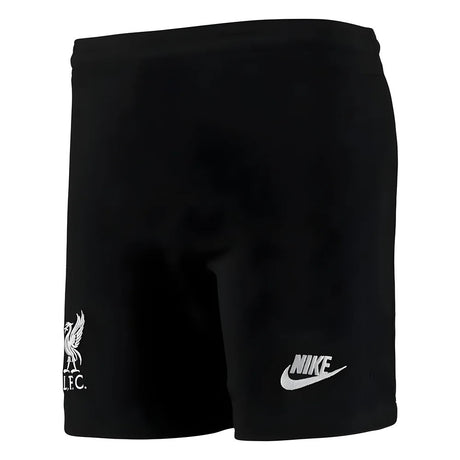 Liverpool 2021-2022 Home Goalkeeper Shorts (Black) - Kids_1
