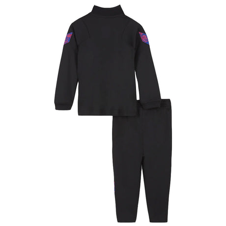 2020-2021 Barcelona Strike Tracksuit (Black/Royal) - Kids_1