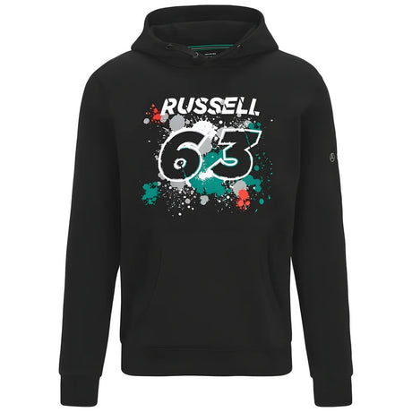 2022 Mercedes George Russell #63 Hoodie (Black)_1