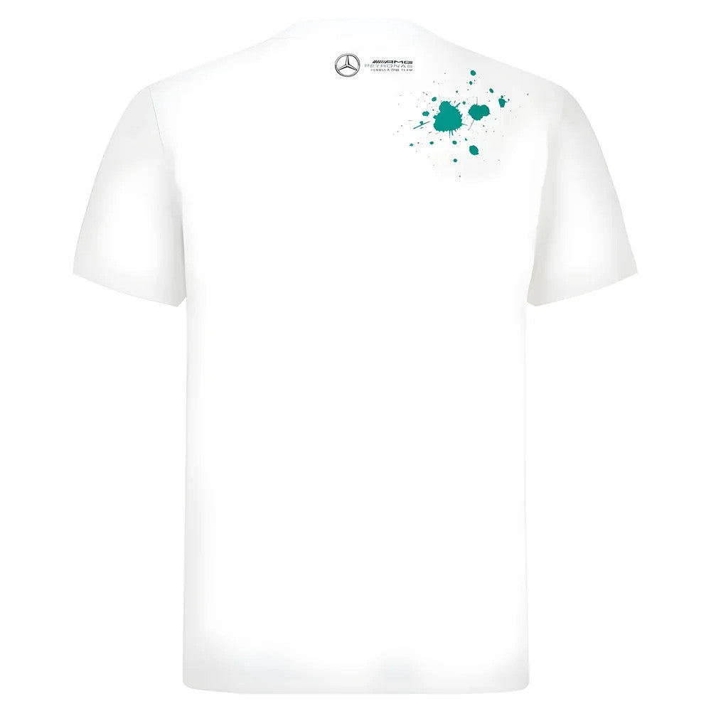 2022 Mercedes George Russell #63 T-Shirt (White)_1