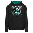 2022 Mercedes Lewis Hamilton #44 Hooded Sweat (Black) - Kids_1