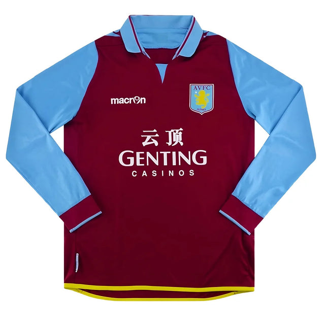 2012-2013 Aston Villa Long Sleeve Home Shirt_1