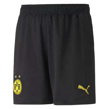 2022-2023 Borussia Dortmund Home Shorts (Black) - Kids_1