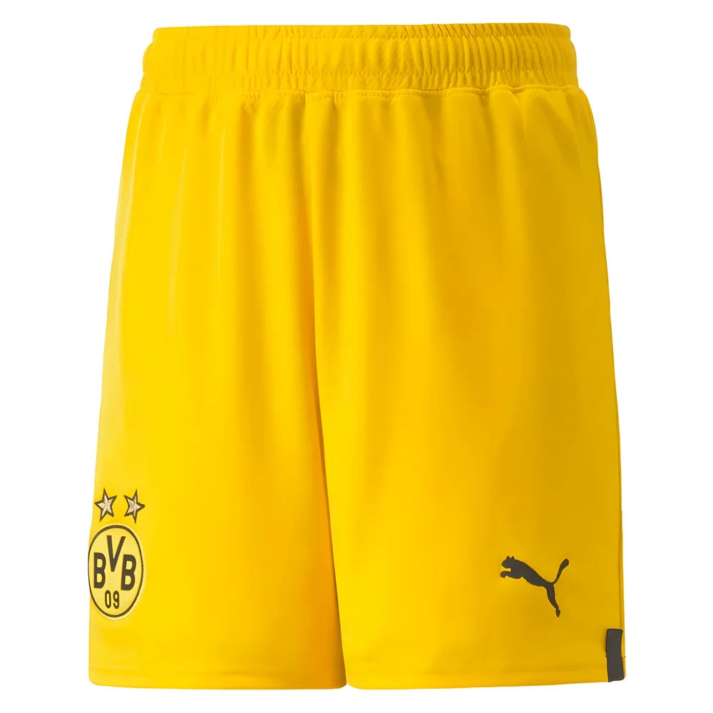 2022-2023 Borussia Dortmund Home Shorts (Yellow) - Kids_1