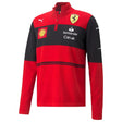 2022 Ferrari Team Half Zip Jumper (Red)_1