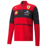 2022 Ferrari Team Half Zip Jumper (Red)_1