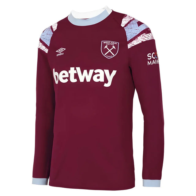 2022-2023 West Ham Long Sleeve Home Shirt_1
