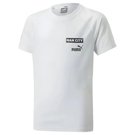 2022-2023 Man City Casuals Tee (White) - Kids_1