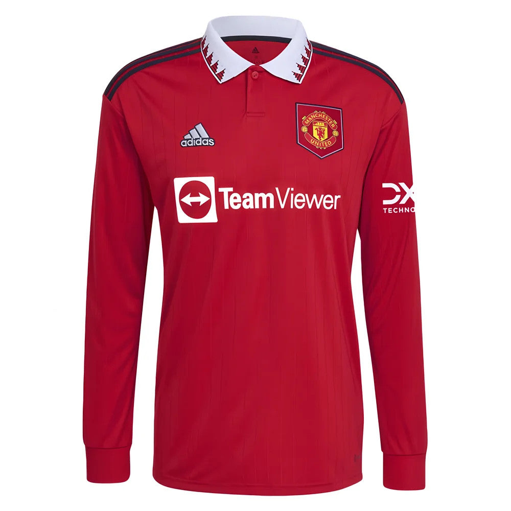 2022-2023 Man Utd Long Sleeve Home Shirt (RASHFORD 10)_4