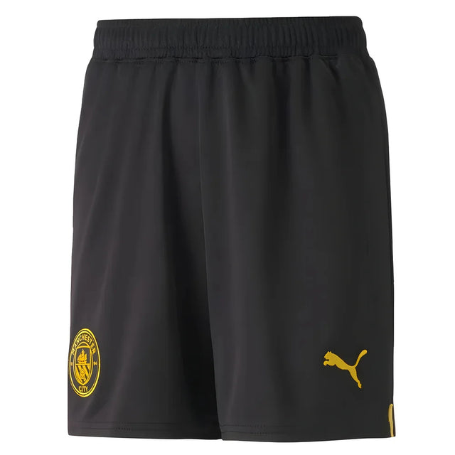 2022-2023 Man City Away Shorts (Black) - Kids_1