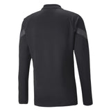 2022-2023 AC Milan Half Zip Training Top (Black) - Kids_1