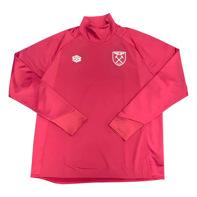 2022-2023 West Ham Drill Top (U) - Red Plum_1