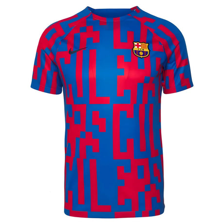 2022-2023 Barcelona Pre-Match Training Shirt (Blue)_1
