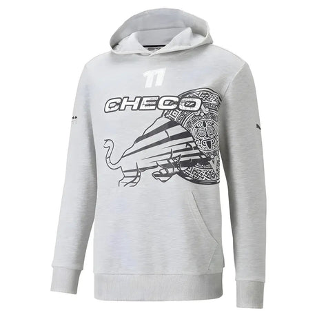 2022 Red Bull Checo Logo Hoodie - Light Grey_1