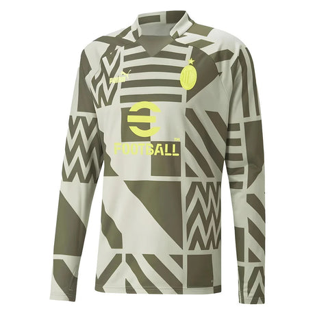 2022-2023 AC Milan Pre-Match Sweat (Green Moss)_1