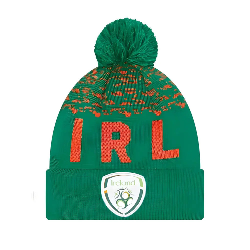 2022-2023 Ireland FAI Marl Bobble Cuff Beanie (Green)_1