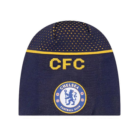 2022-2023 Chelsea Lion Crest Engineered Skull Beanie Navy_1