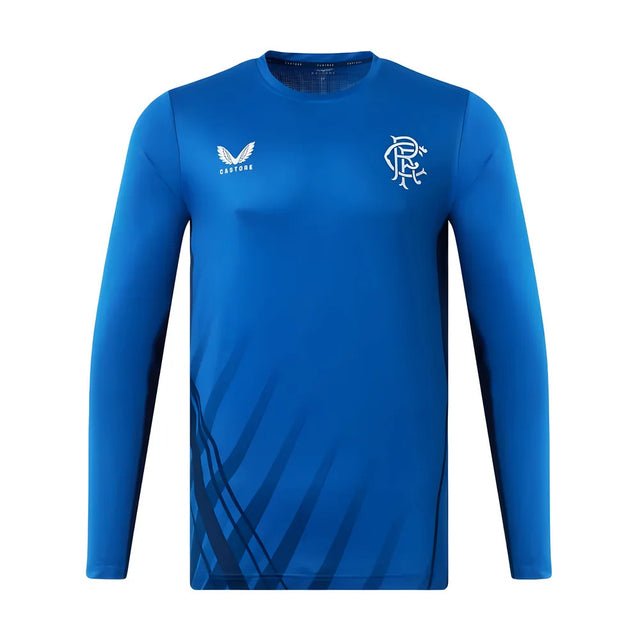 2022-2023 Rangers Long Sleeve Training Tee (Blue)_1