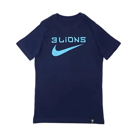 2022-2023 England Three Lions Tee (Navy) - Kids_1