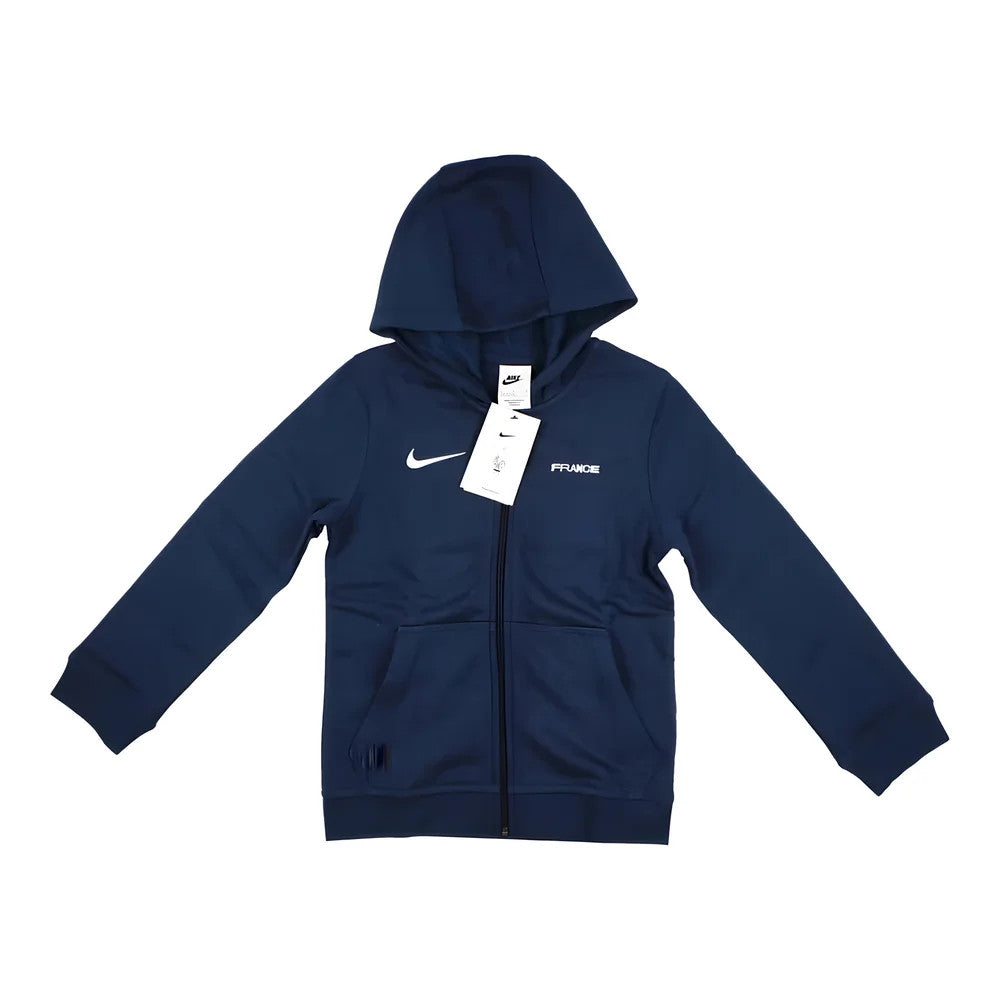2022-2023 France Full Zip Hoody (Navy) - Kids_1