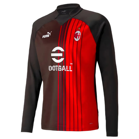 2022-2023 AC Milan Pre-Match Sweat (Black)_0