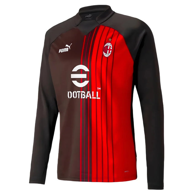 2022-2023 AC Milan Pre-Match Sweat (Black)_0
