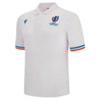 RWC 2023 Rugby World Cup Cotton Piquet Polo Shirt (White)_1