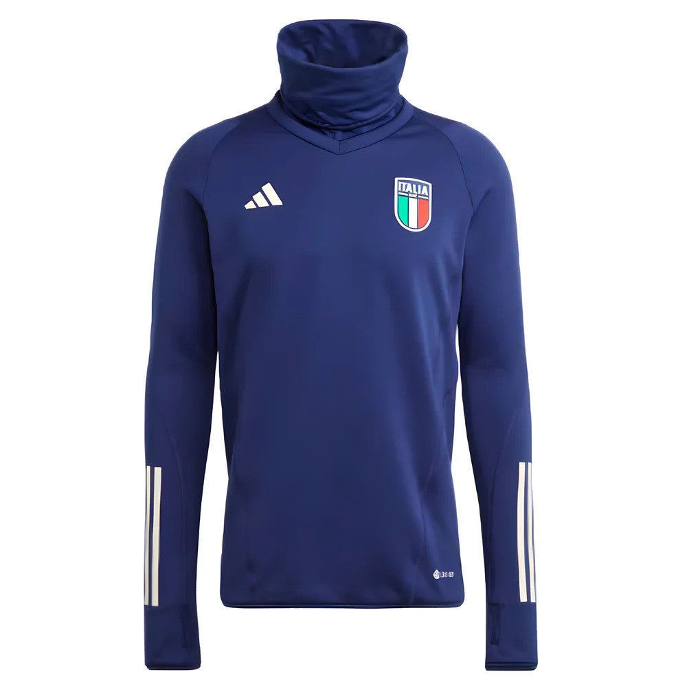 2023-2024 Italy Pro Tiro Warm Top (Dark Blue)_1