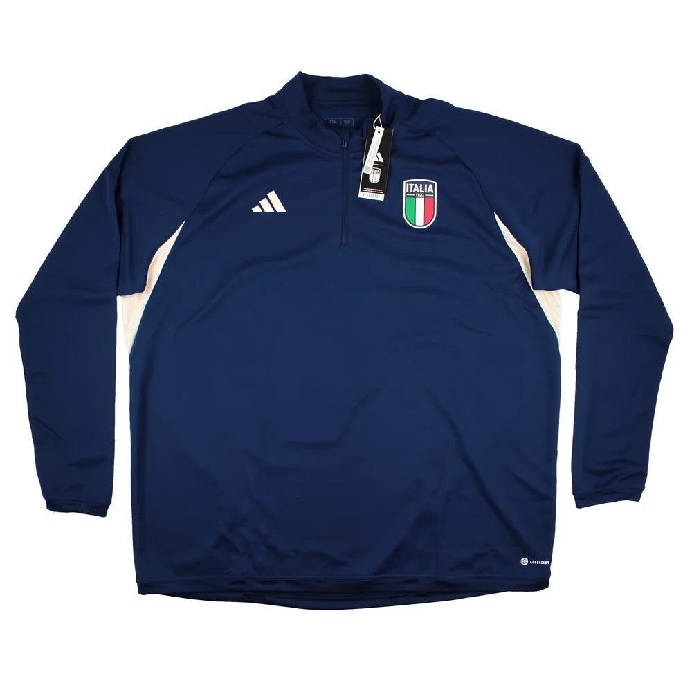 2023-2024 Italy Tiro Taining Top (Dark Blue)_1