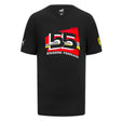 2023 Ferrari Carlos Sainz #55 Driver T-Shirt (Black)_1