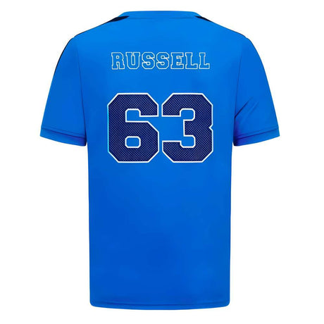 2023 Mercedes George Russell Sports Tee (Blue)_1