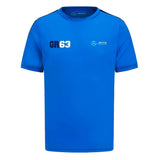 2023 Mercedes George Russell Sports Tee (Blue)_1