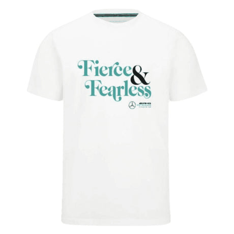 2023 Mercedes Fierce and Fearless Graphic T-Shirt (White)_1