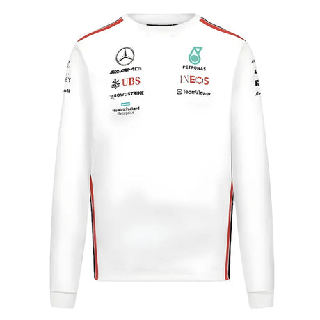 2023 Mercedes-AMG Team Long Sleeve Tee (White)_1