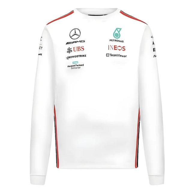 2023 Mercedes-AMG Team Long Sleeve Tee (White)_1