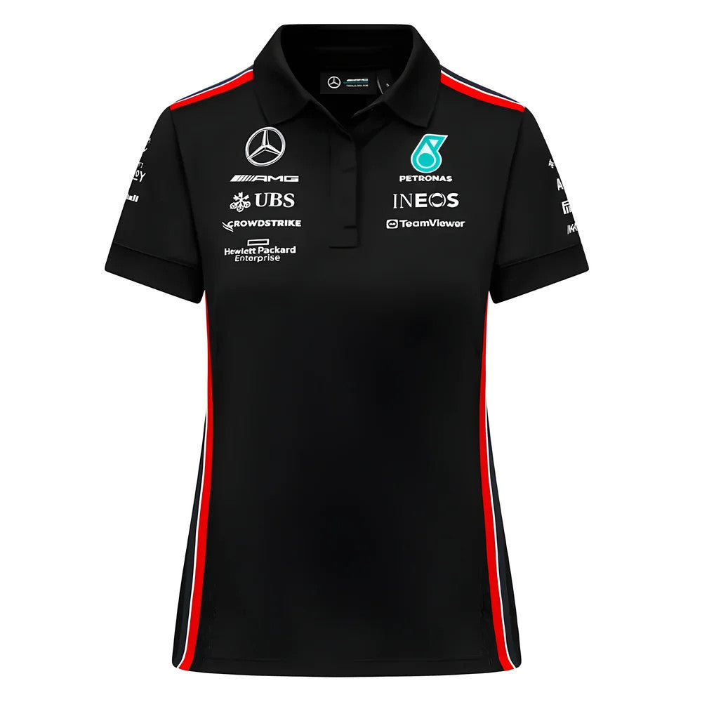 2023 Mercedes-AMG Team Polo Shirt (Black) - Ladies_1