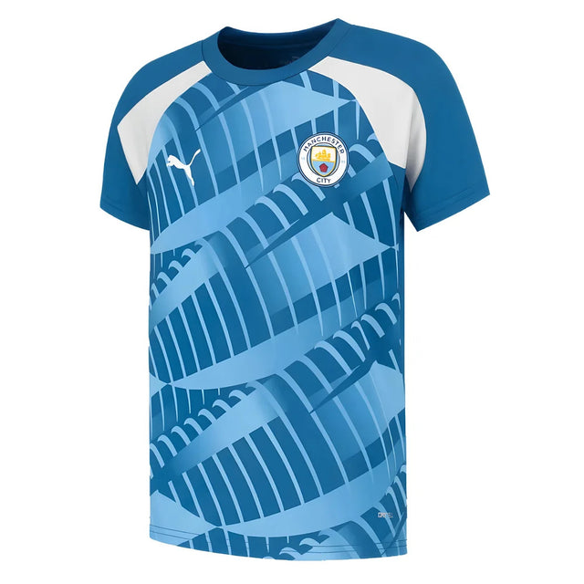 2023-2024 Man City Pre-Match Jersey (Lake Blue) - Kids_1