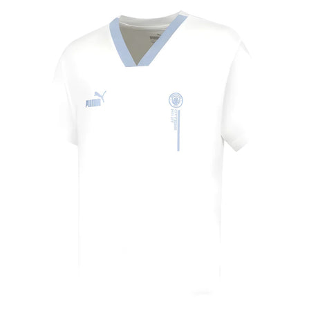 2023-2024 Man City FtblCulture Tee (White) - Kids_1