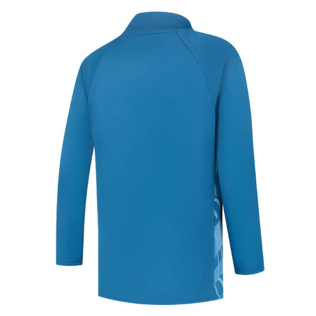 2023-2024 Man City Pre-Match LS Sweat Top (Lake Blue) - Kids_1