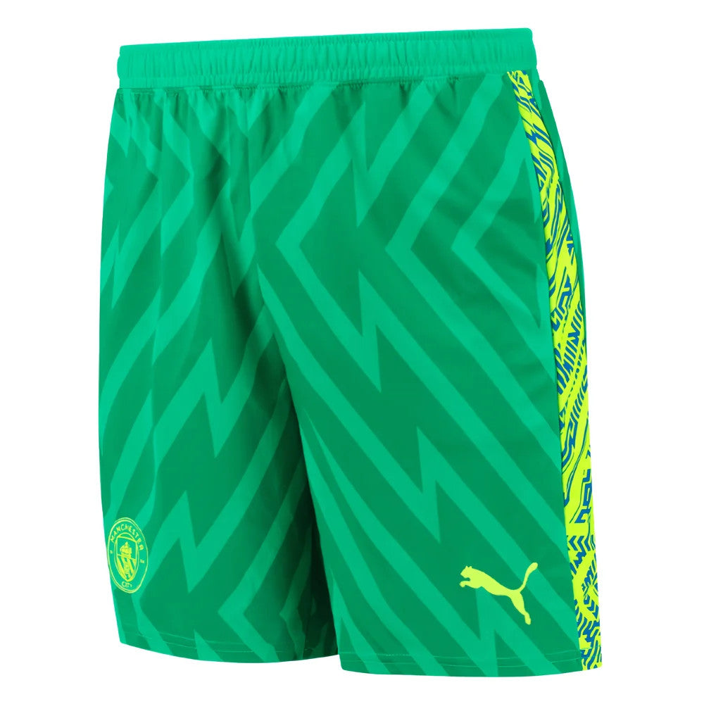 2023-2024 Man City Home Goalkeeper Shorts (Green)_1