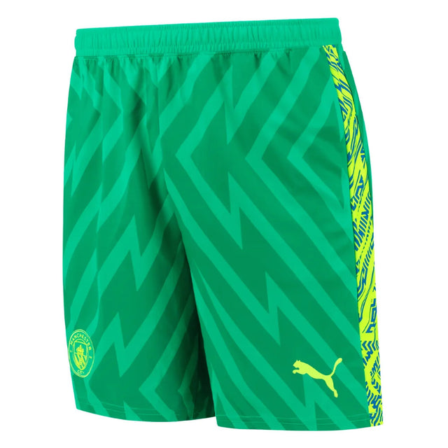 2023-2024 Man City Home Goalkeeper Shorts (Green)_1