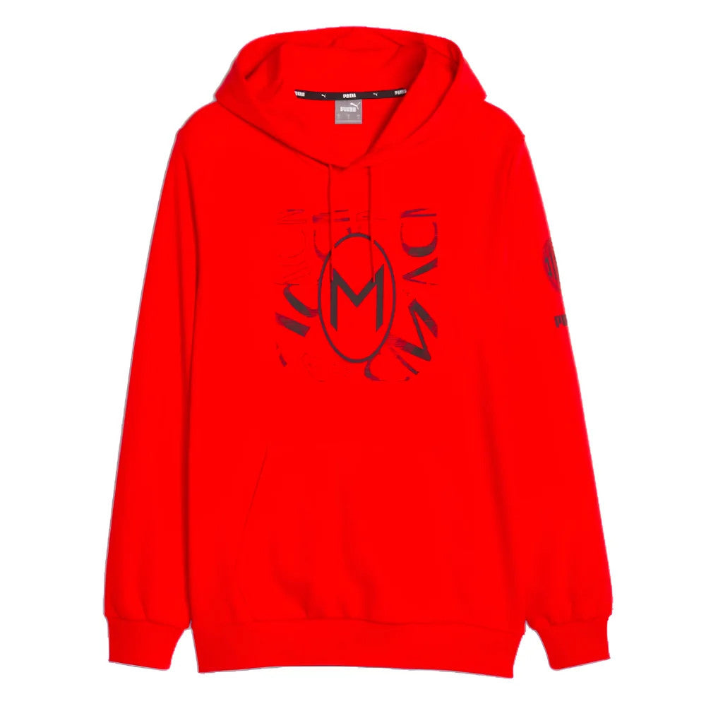 2023-2024 AC Milan FtblCore Graphic Hoody (Red)_1