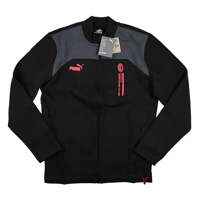 2023-2024 AC Milan FtblCulture Track Jacket (Black)_1