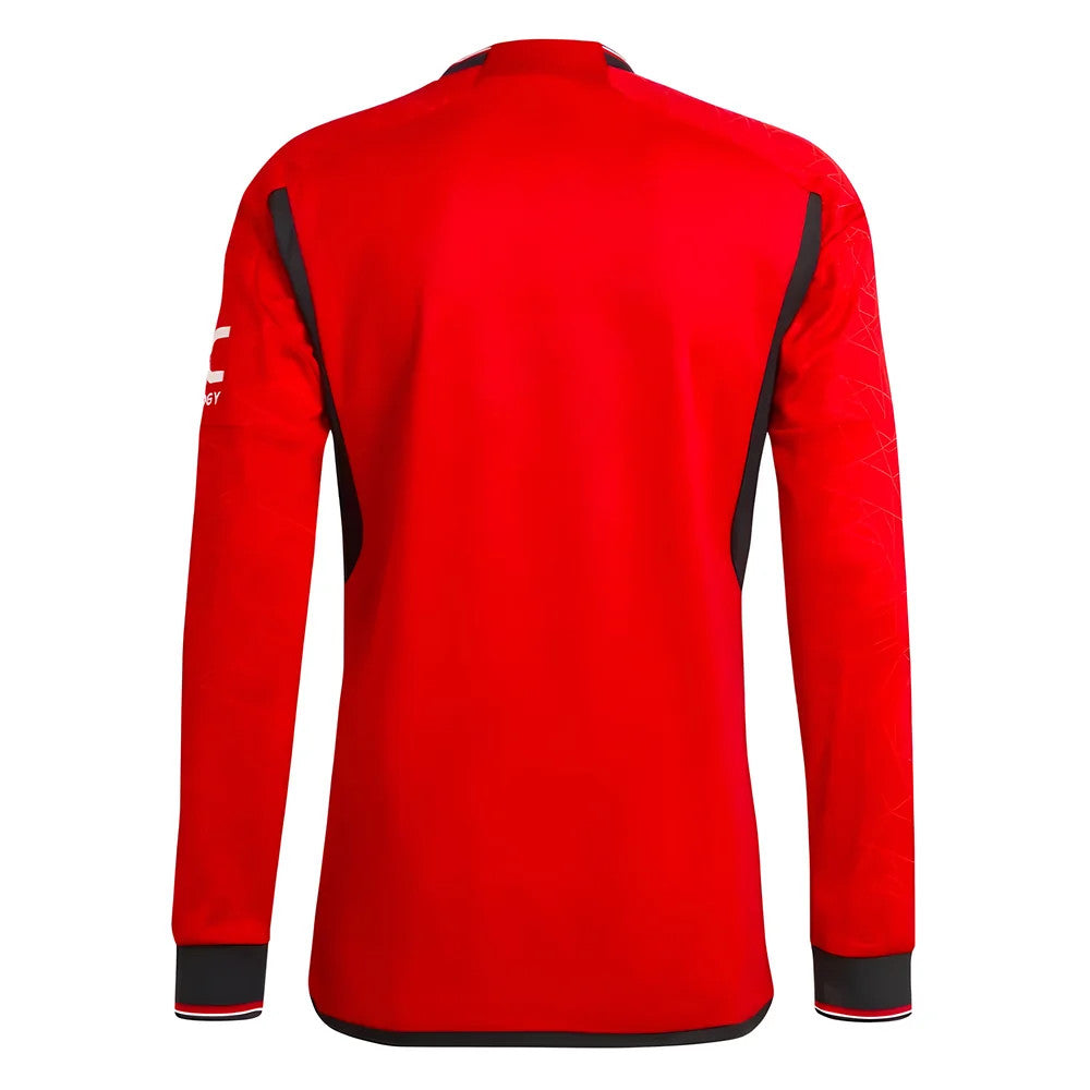 2023-2024 Man Utd Authentic Long Sleeve Home Shirt_1