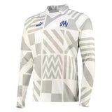 2023-2024 Marseille Pre-Match Sweat Top (White)_1