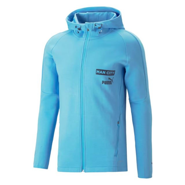 2023-2024 Man City Casuals Hooded Jacket (Blue Wash)_1