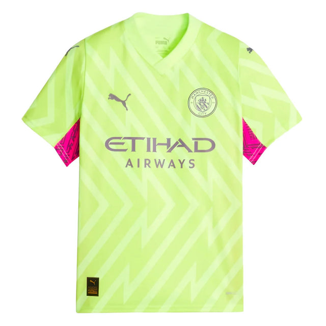 2023-2024 Man City SS Goalkeeper Shirt (Yellow)_1
